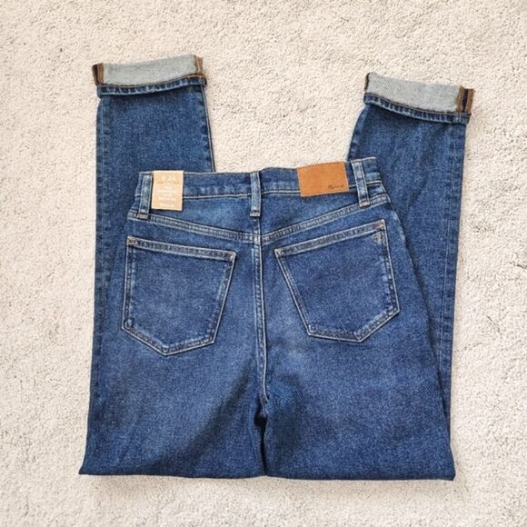 NWT Madewell | Slim Boyjean High Rise Medium Denim Jean, Womens 24 - Picture 4 of 7